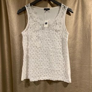 ✨NEW | Gap White Lace Top